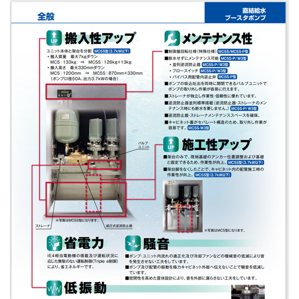 TERAL泰拉爾直連供水增壓泵MC5S-2020-1.1S2D-B