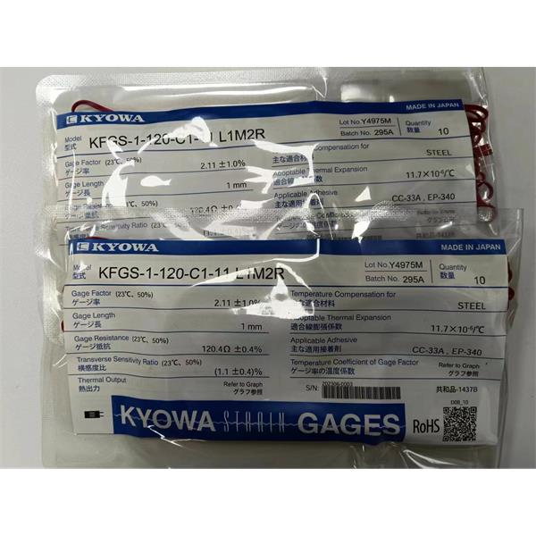 日本KYOWA配件耗材應變片KFGS-2-350-D1-16 L30C2S