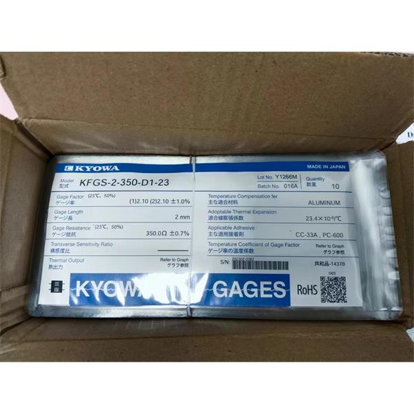 日本KYOWA應力測量應變片KFGS-1-120-C2-16 L15C3S